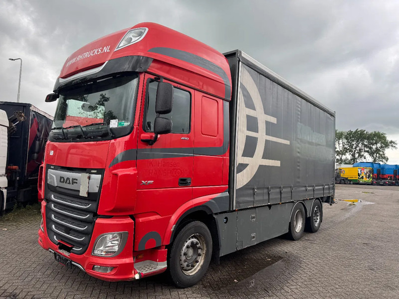 DAF XF 480 6X2 EURO 6 2018 AUTOMATIC - Tovornjak s ponjavo: slika 1 DAF XF 480 6X2 EURO 6 2018 AUTOMATIC - Tovornjak s ponjavo: slika 1