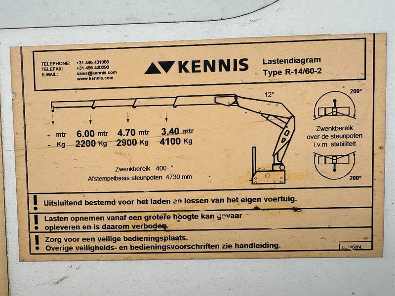 Polprikolica s kesonom Kwb KENNIS R14/60-2 2015 LIFT EN STUURASSEN: slika 19