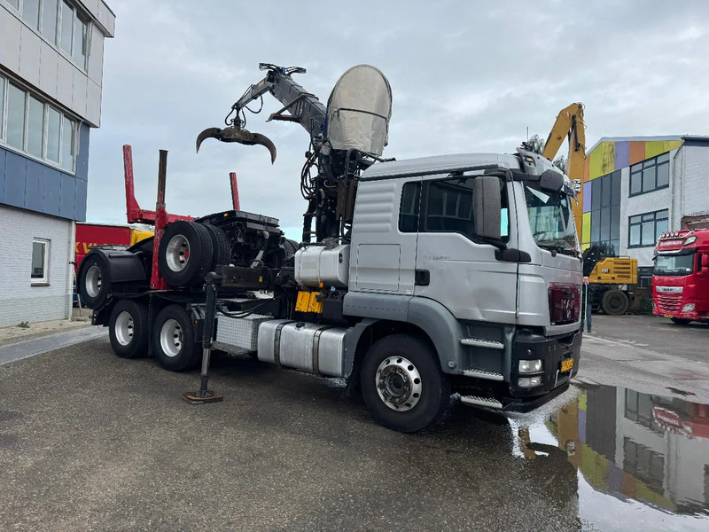 MAN TGS 33.480 6X4 + HIAB 251S.82 + TRAILER 2 AXLE KRAEMER - Tovornjak za prevoz lesa, Tovornjak z dvigalom: slika 4 MAN TGS 33.480 6X4 + HIAB 251S.82 + TRAILER 2 AXLE KRAEMER - Tovornjak za prevoz lesa, Tovornjak z dvigalom: slika 4