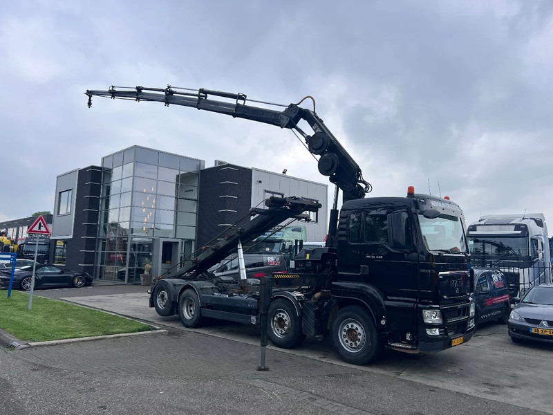 MAN TGS 35.440 8X2-4 + HIAB 220C-5 REMOTE + CABLE LIFT AUTOMATIC - Tovornjak - kabelski sistem, Tovornjak z dvigalom: slika 4 MAN TGS 35.440 8X2-4 + HIAB 220C-5 REMOTE + CABLE LIFT AUTOMATIC - Tovornjak - kabelski sistem, Tovornjak z dvigalom: slika 4
