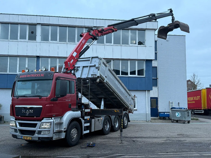 MAN TGS 35.480 8X4 + HMF 2420-K3 REMOTE + TIPPER - Tovornjak prekucnik, Tovornjak z dvigalom: slika 1 MAN TGS 35.480 8X4 + HMF 2420-K3 REMOTE + TIPPER - Tovornjak prekucnik, Tovornjak z dvigalom: slika 1