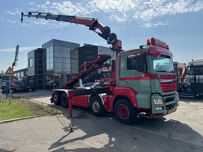 MAN TGS 35.480 8X4 HMF 2420 K5 + HMF ABLE + REMOTE CONTROL - Tovornjak - kabelski sistem, Tovornjak z dvigalom: slika 1 MAN TGS 35.480 8X4 HMF 2420 K5 + HMF ABLE + REMOTE CONTROL - Tovornjak - kabelski sistem, Tovornjak z dvigalom: slika 1