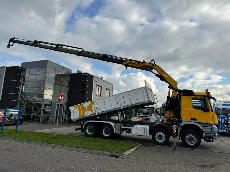 Mercedes-Benz Arocs 4448 8X4 + EURO 6 + FASSI F315 + REMOTE + KIPPER + STEERING AXLE - Tovornjak z dvigalom: slika 3 Mercedes-Benz Arocs 4448 8X4 + EURO 6 + FASSI F315 + REMOTE + KIPPER + STEERING AXLE - Tovornjak z dvigalom: slika 3