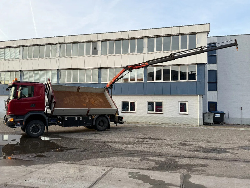 Scania G370 4X4 EURO 6 + 3-SIDE TIPPER + PALFINGER PK9002 + REMOTE - Tovornjak prekucnik, Tovornjak z dvigalom: slika 3 Scania G370 4X4 EURO 6 + 3-SIDE TIPPER + PALFINGER PK9002 + REMOTE - Tovornjak prekucnik, Tovornjak z dvigalom: slika 3