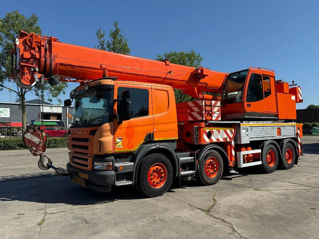 Scania P380 8X4 + FAUN HK40 + FLYJIB + BALLASTBL. 6,9 T - Tovornjak z dvigalom: slika 3 Scania P380 8X4 + FAUN HK40 + FLYJIB + BALLASTBL. 6,9 T - Tovornjak z dvigalom: slika 3