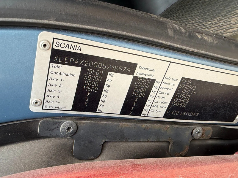 Scania P420 4X2 EURO 5 + RETARDER - MANUAL GEARBOX lizing Scania P420 4X2 EURO 5 + RETARDER - MANUAL GEARBOX: slika 16
