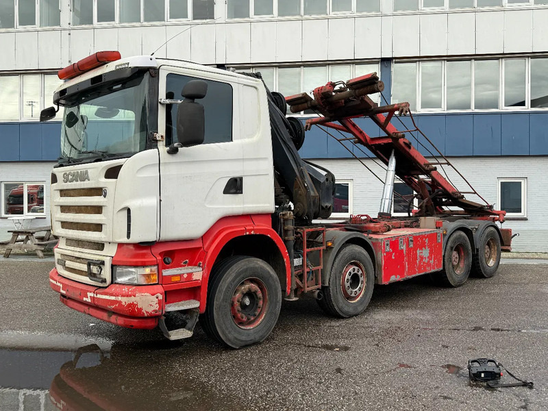 Scania R500 V8 8X4 + HIAB 220-5 + REMOTE + CABLELIFT - FULL STEEL SUSP. MANUAL GEAR. BIG AXLES - Tovornjak - kabelski sistem, Tovornjak z dvigalom: slika 4 Scania R500 V8 8X4 + HIAB 220-5 + REMOTE + CABLELIFT - FULL STEEL SUSP. MANUAL GEAR. BIG AXLES - Tovornjak - kabelski sistem, Tovornjak z dvigalom: slika 4