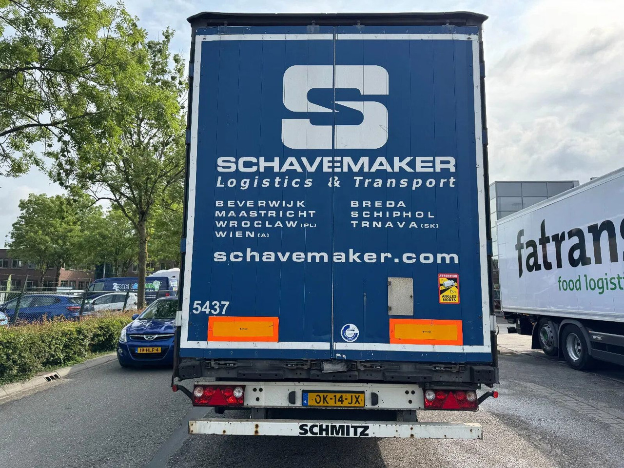 Schmitz Cargobull SCS 24/L - 3 AXLE SAF MEGA - Polprikolica s ponjavo: slika 4 Schmitz Cargobull SCS 24/L - 3 AXLE SAF MEGA - Polprikolica s ponjavo: slika 4