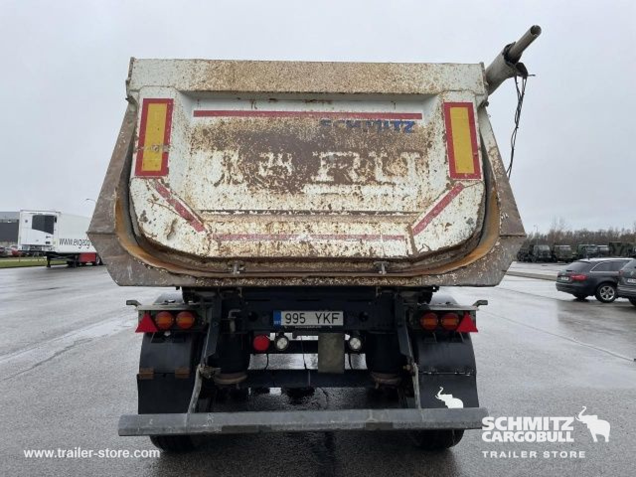 SCHMITZ Tipper Steel half pipe body 24m³ - Kiper polprikolica: slika 4 SCHMITZ Tipper Steel half pipe body 24m³ - Kiper polprikolica: slika 4
