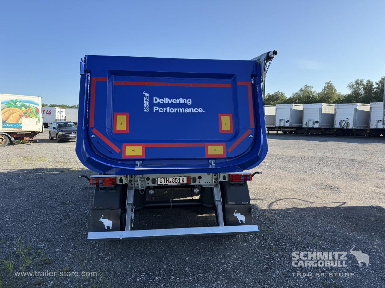 SCHMITZ Tipper Steel half pipe body 24m³ - Kiper polprikolica: slika 3 SCHMITZ Tipper Steel half pipe body 24m³ - Kiper polprikolica: slika 3