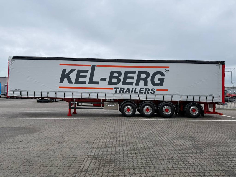 Nov Polprikolica s ponjavo KEL-BERG 4-axle Curtainsider/Planenauflieger/Gardintrailer: slika 6