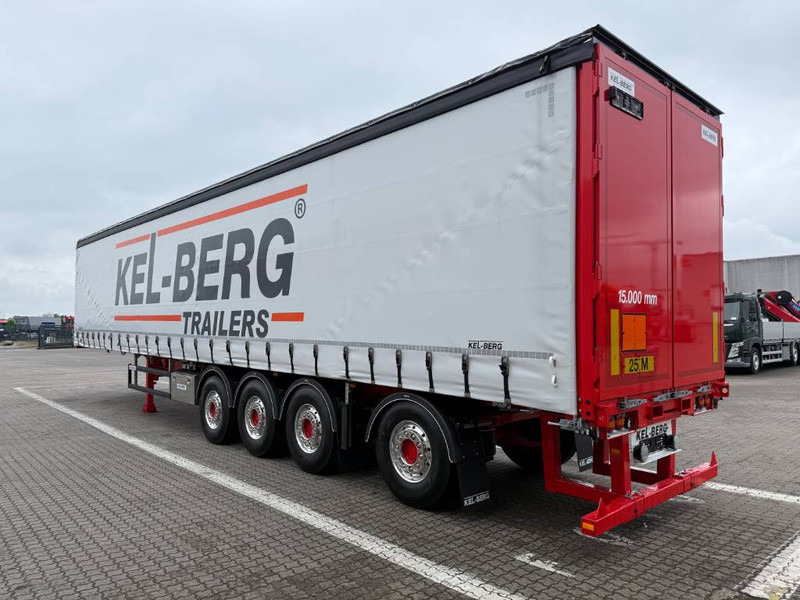 Nov Polprikolica s ponjavo KEL-BERG 4-axle Curtainsider/Planenauflieger/Gardintrailer: slika 5