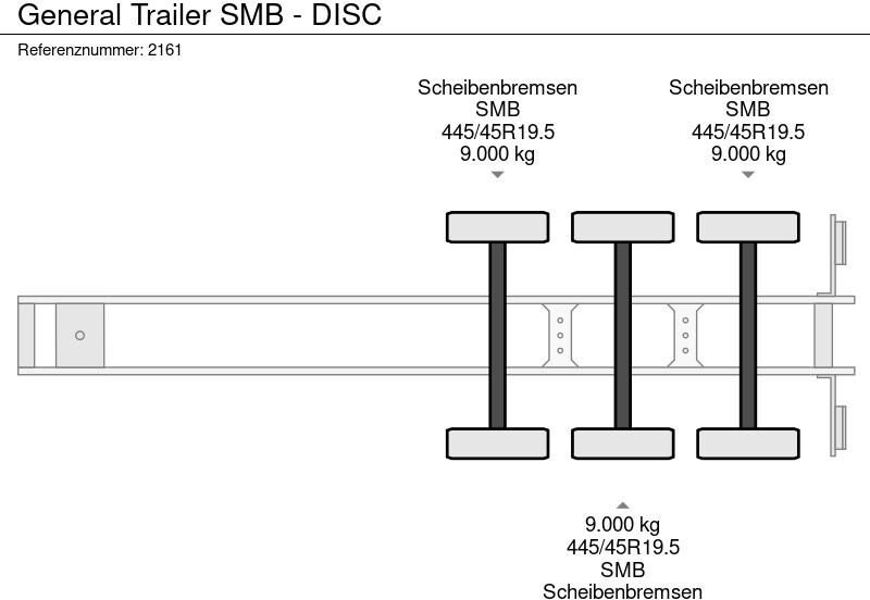 Polprikolica s kesonom General Trailer SMB - DISC: slika 16