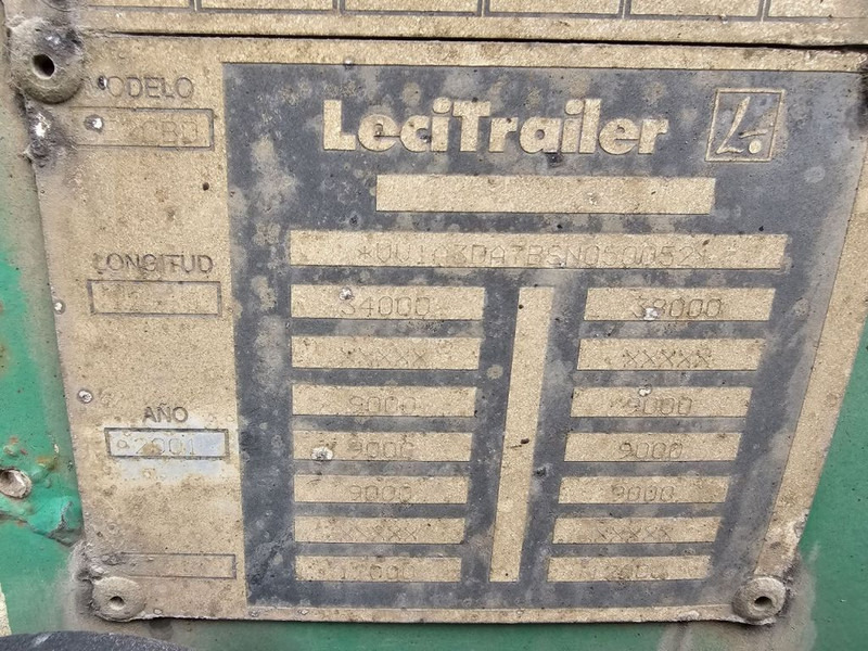 Kontejnerska polprikolica/ Polprikolica z zamenljivim tovoriščem Lecitrailer 40FT - BPW - DRUM: slika 7