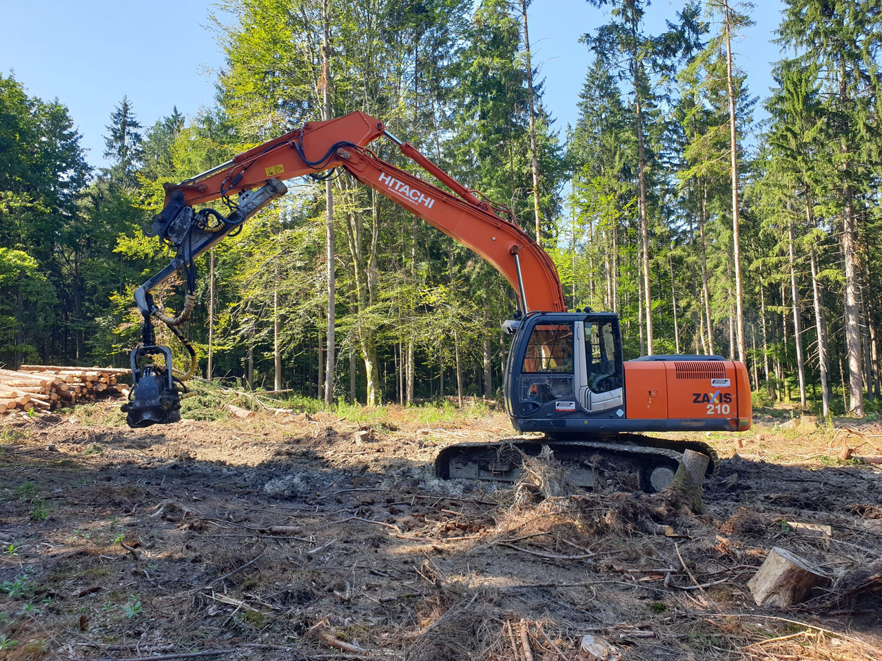 HITACHI ZX 210-3 with Kesla 25 RH - Bager goseničar: slika 1 HITACHI ZX 210-3 with Kesla 25 RH - Bager goseničar: slika 1