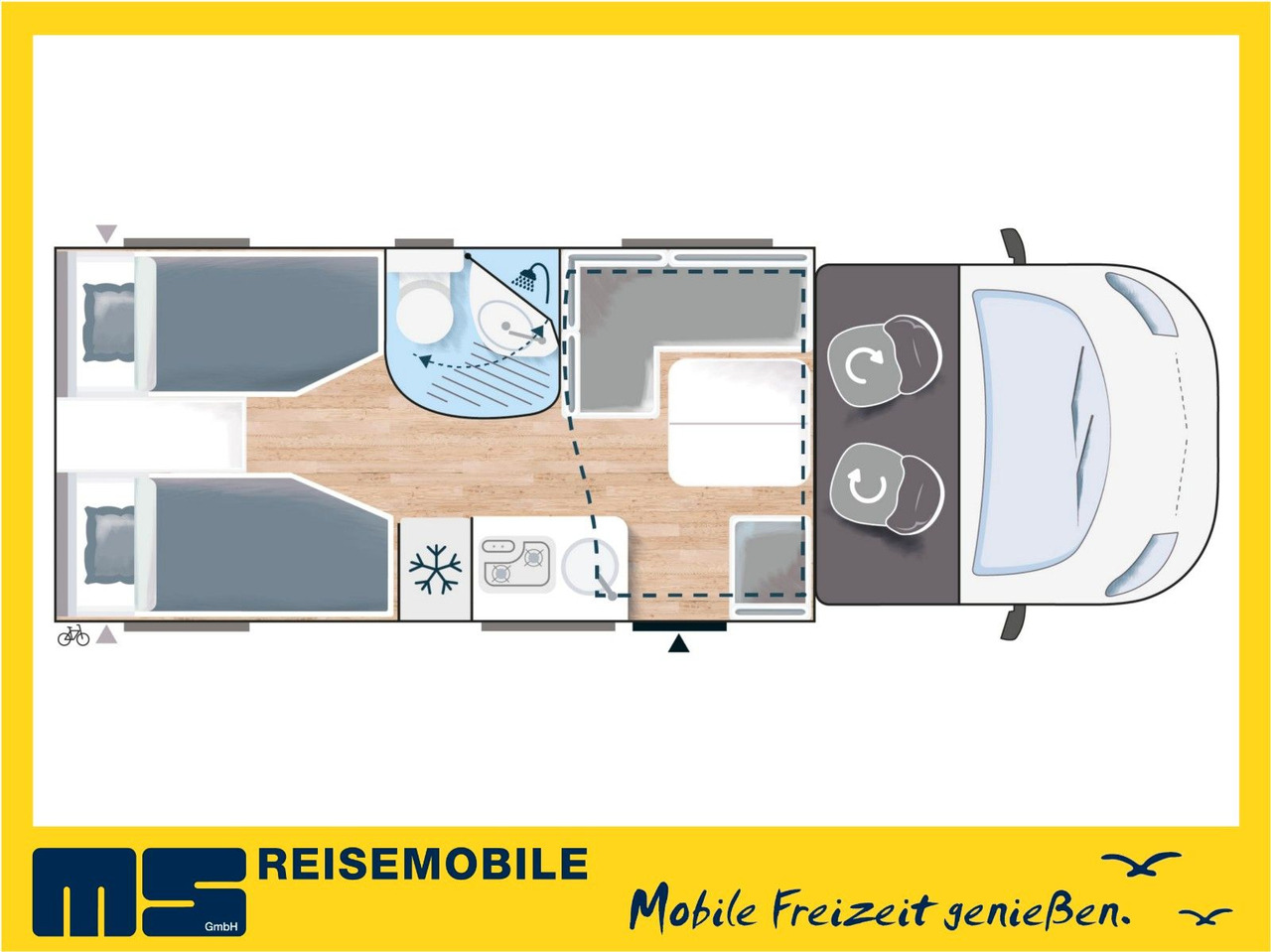 Chausson 627 TITANIUM / - 2026 - / EINZELBETTEN & HUBBETT - Polintegriran avtodom: slika 2 Chausson 627 TITANIUM / - 2026 - / EINZELBETTEN & HUBBETT - Polintegriran avtodom: slika 2