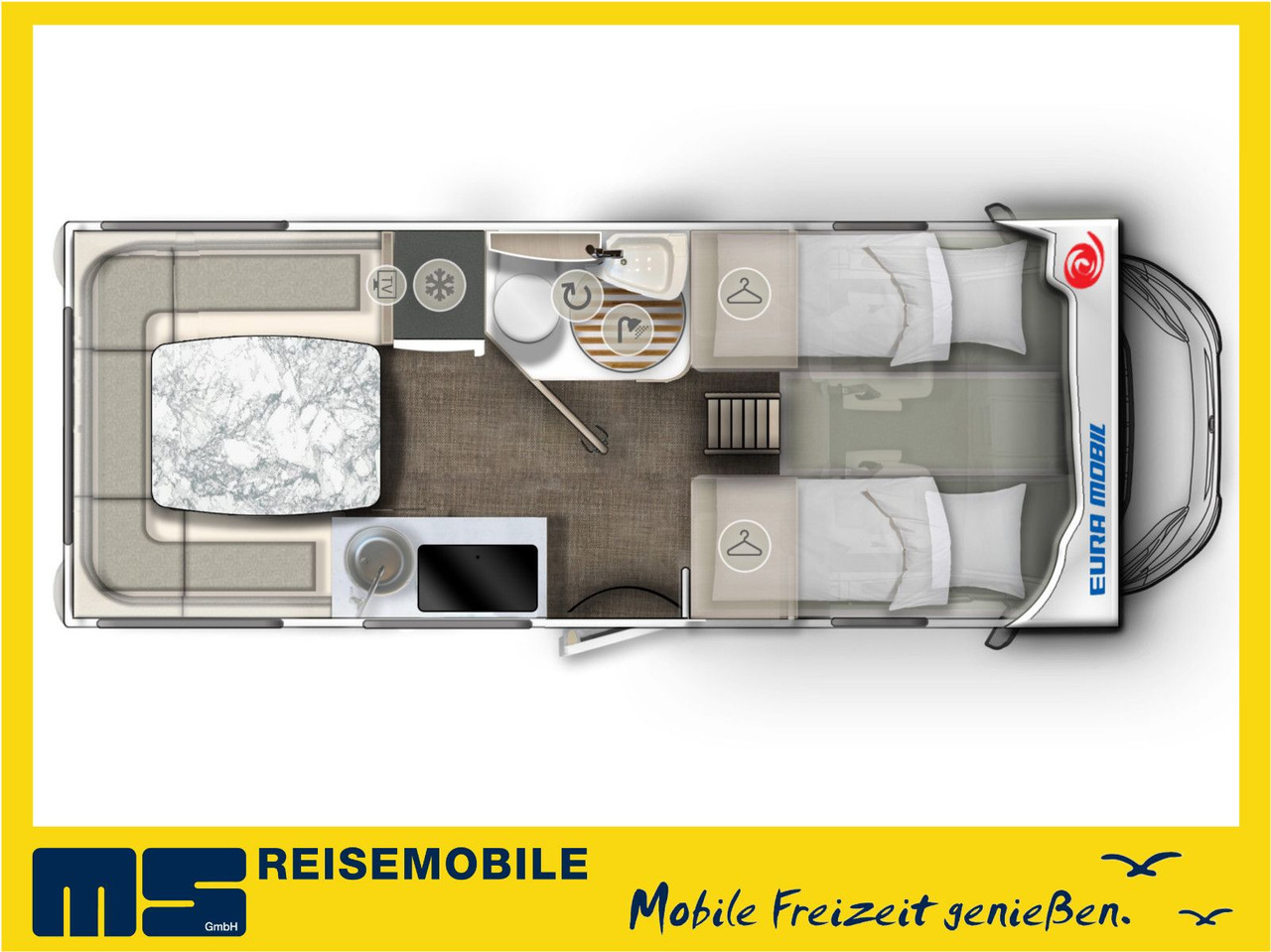 Eura Mobil ACTIVA ONE 650 HS /MODELL 2025/ HECKSITZGRUPPE - Alkoven avtodom: slika 2 Eura Mobil ACTIVA ONE 650 HS /MODELL 2025/ HECKSITZGRUPPE - Alkoven avtodom: slika 2