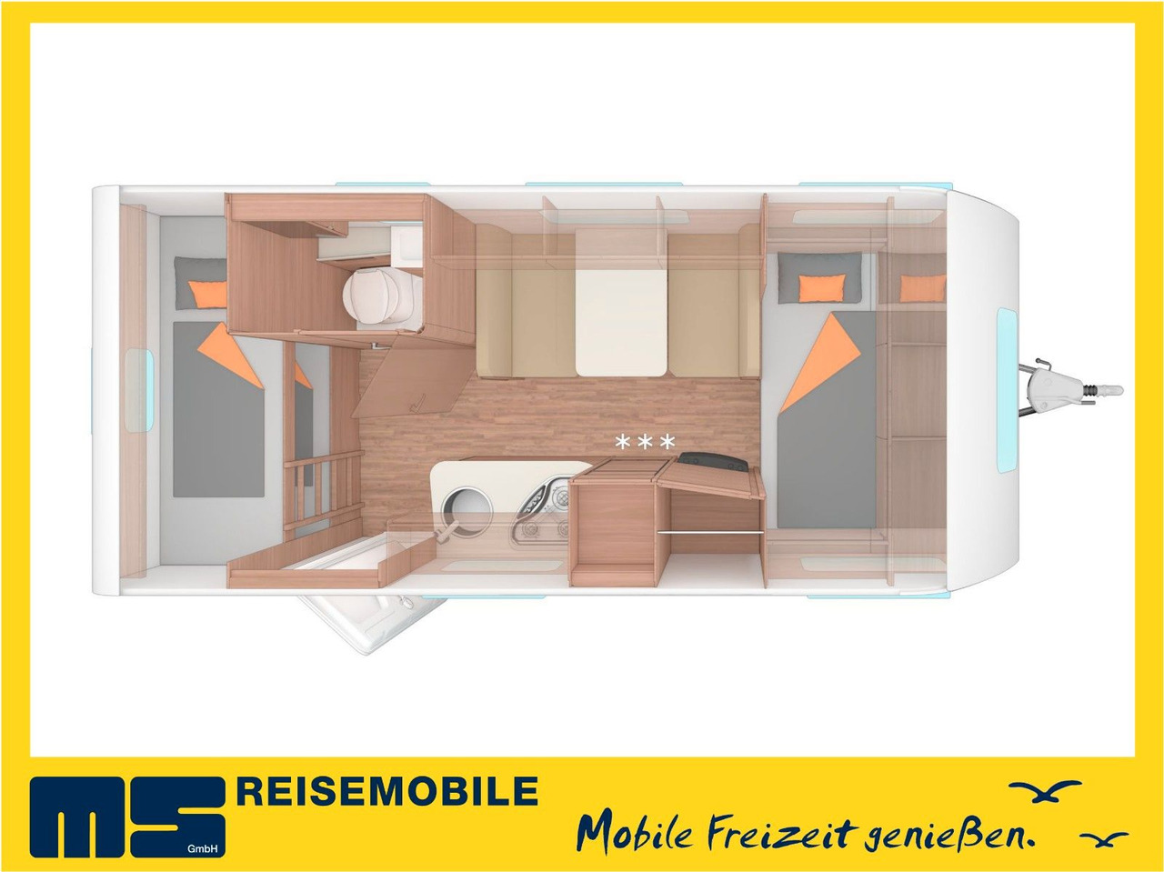 Weinsberg CARAONE 480 QDK / -2026-/ ADVANCED & SMART PAKET - Počitniška prikolica: slika 2 Weinsberg CARAONE 480 QDK / -2026-/ ADVANCED & SMART PAKET - Počitniška prikolica: slika 2