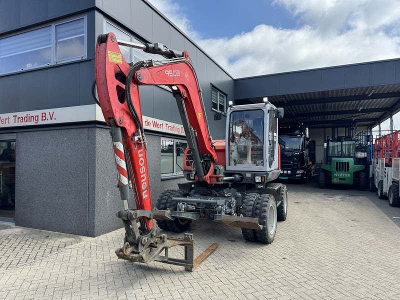 Neuson 9503 WD Mobiele Kraan 2009 Palletvork, Smalle Bak / Breede Bak 8860hours Deutz Diesel. - Avtodvigalo: slika 5 Neuson 9503 WD Mobiele Kraan 2009 Palletvork, Smalle Bak / Breede Bak 8860hours Deutz Diesel. - Avtodvigalo: slika 5