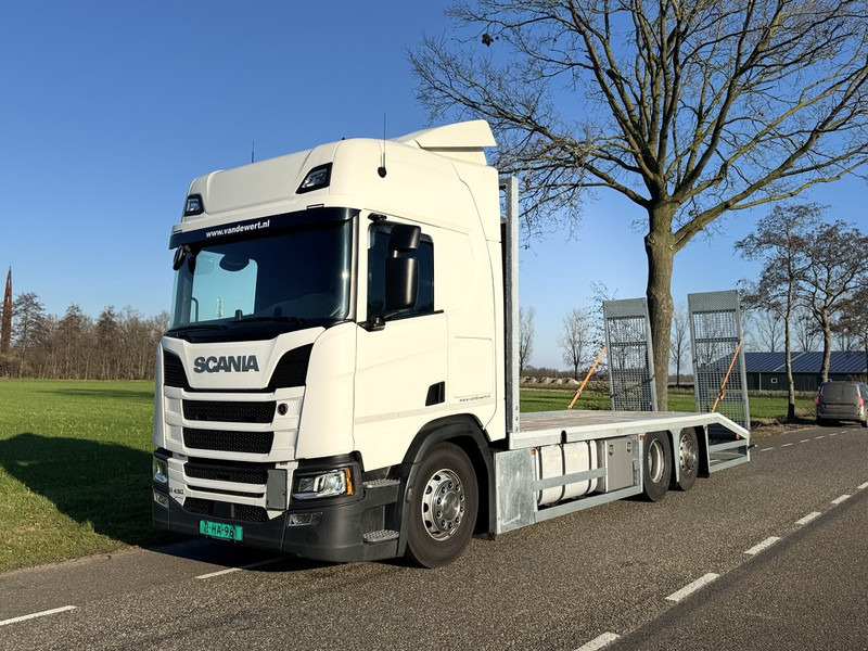 Scania R450 NGS 6X2 Machine Transporter / Oprij Vrachtwagen Euro 6 Automaat - Full Air - 2019 - Tovornjak avtotransporter: slika 1 Scania R450 NGS 6X2 Machine Transporter / Oprij Vrachtwagen Euro 6 Automaat - Full Air - 2019 - Tovornjak avtotransporter: slika 1