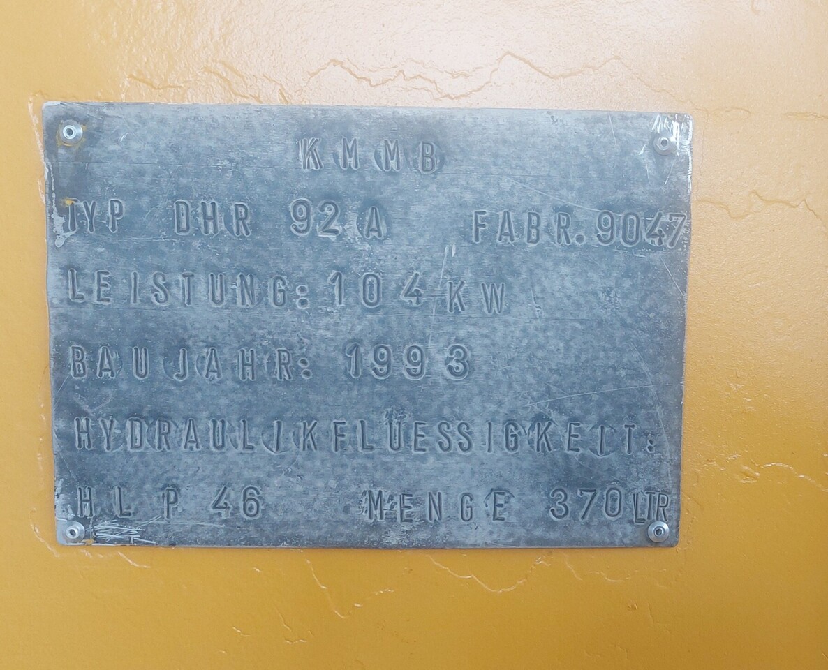 Krupp DHR 92 - Vrtalna naprava: slika 2 Krupp DHR 92 - Vrtalna naprava: slika 2