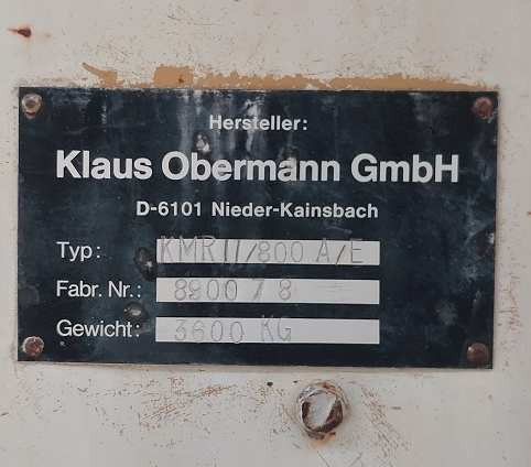 Obermann KMR 800 mixing plant - Črpalka za vodo: slika 4 Obermann KMR 800 mixing plant - Črpalka za vodo: slika 4