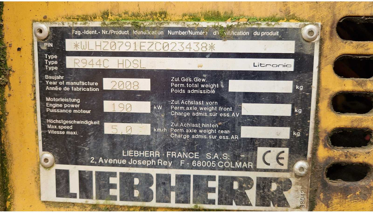 Bager 2008 LIEBHERR R944C TRACKED EXCAVATOR: slika 20