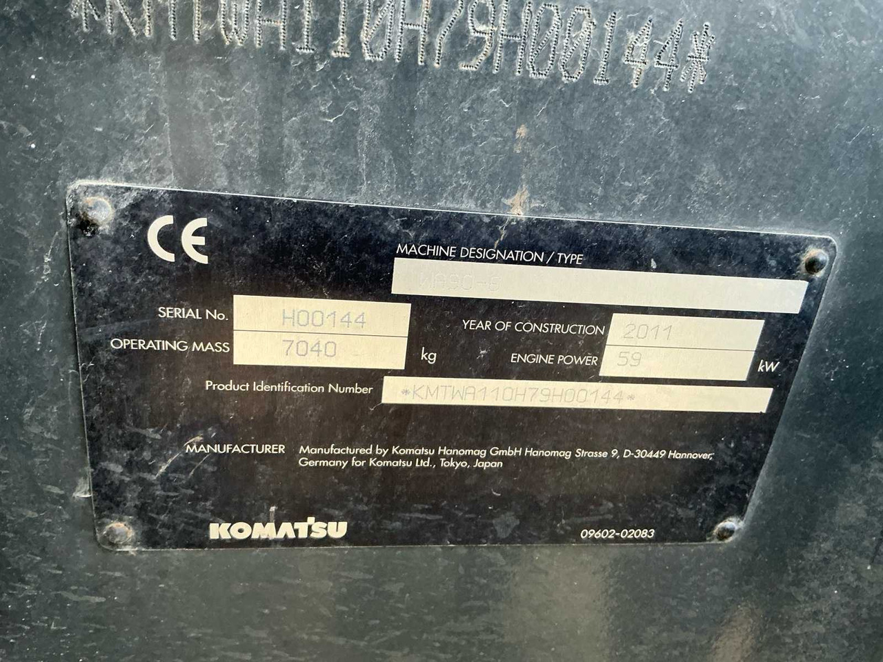 2011 KOMATSU FASTRAC WA90 SHOVEL - Kolesni nakladalec: slika 5 2011 KOMATSU FASTRAC WA90 SHOVEL - Kolesni nakladalec: slika 5