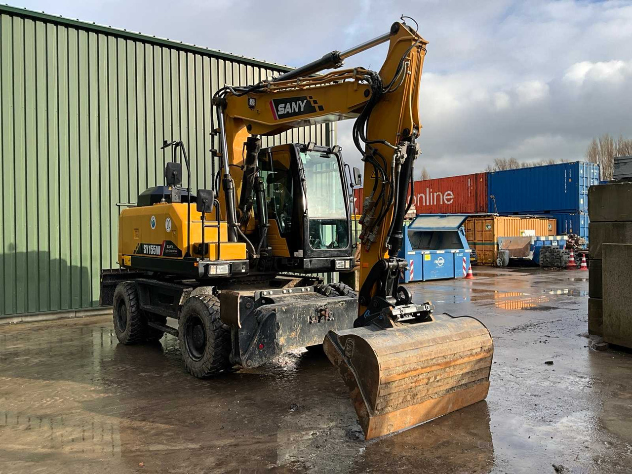 2023 SANY SY155W WHEELED EXCAVATOR - Bager na kolesih: slika 2 2023 SANY SY155W WHEELED EXCAVATOR - Bager na kolesih: slika 2