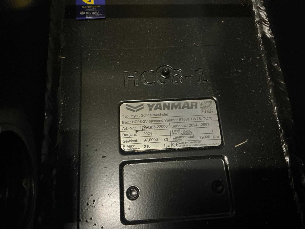 2024 YANMAR HC08-2V QUICK COUPLER, HYDR. - Kolesni nakladalec: slika 4 2024 YANMAR HC08-2V QUICK COUPLER, HYDR. - Kolesni nakladalec: slika 4