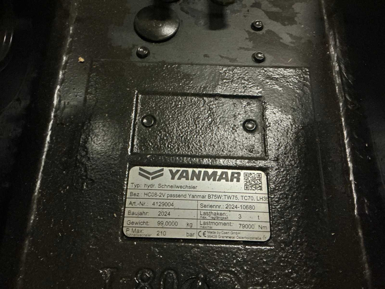 2024 YANMAR HCSW08-2V QUICK COUPLER, HYDR. - Kolesni nakladalec: slika 3 2024 YANMAR HCSW08-2V QUICK COUPLER, HYDR. - Kolesni nakladalec: slika 3