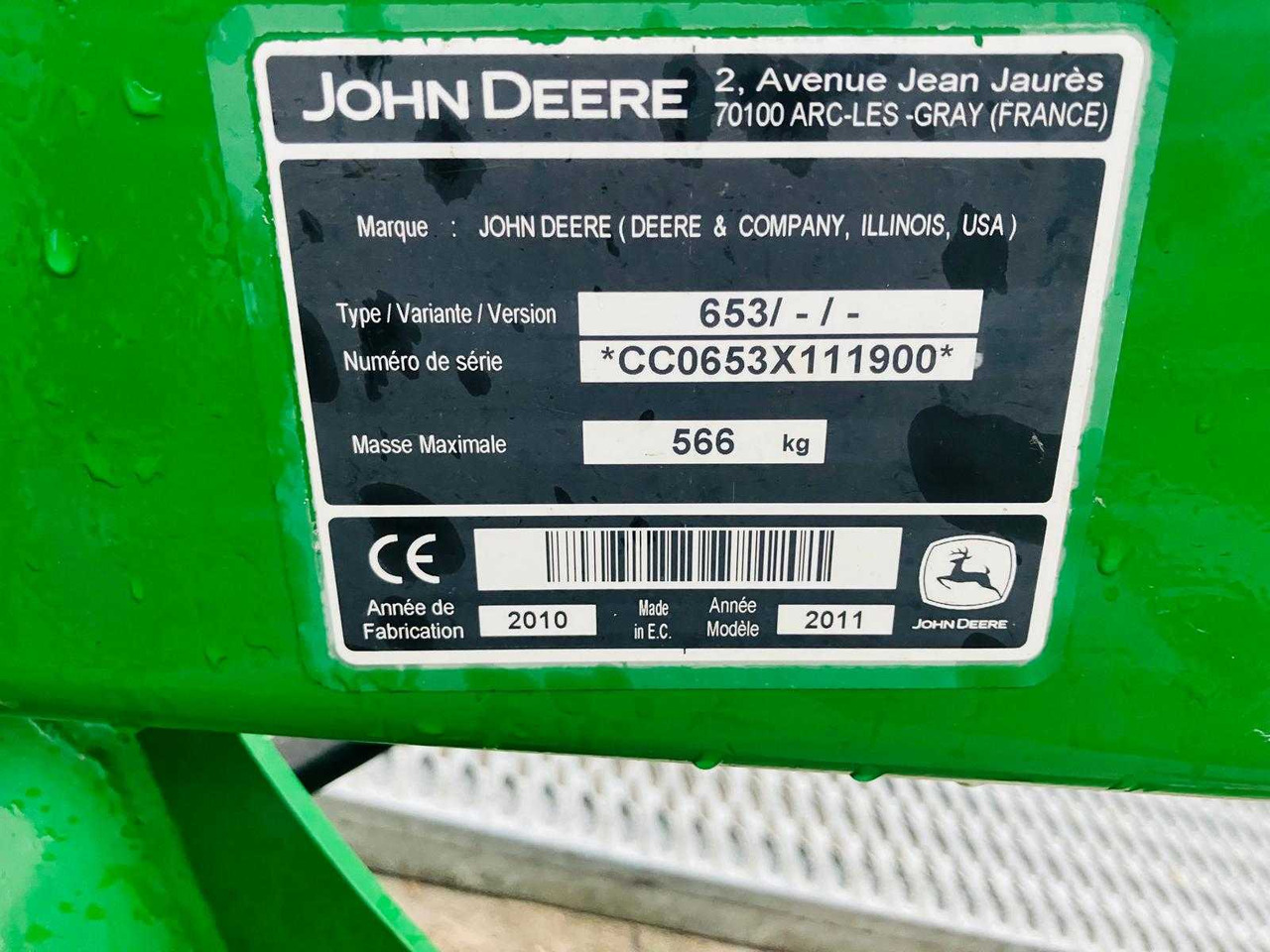 John Deere 653 - Sprednji nakladalnik za traktor: slika 4 John Deere 653 - Sprednji nakladalnik za traktor: slika 4