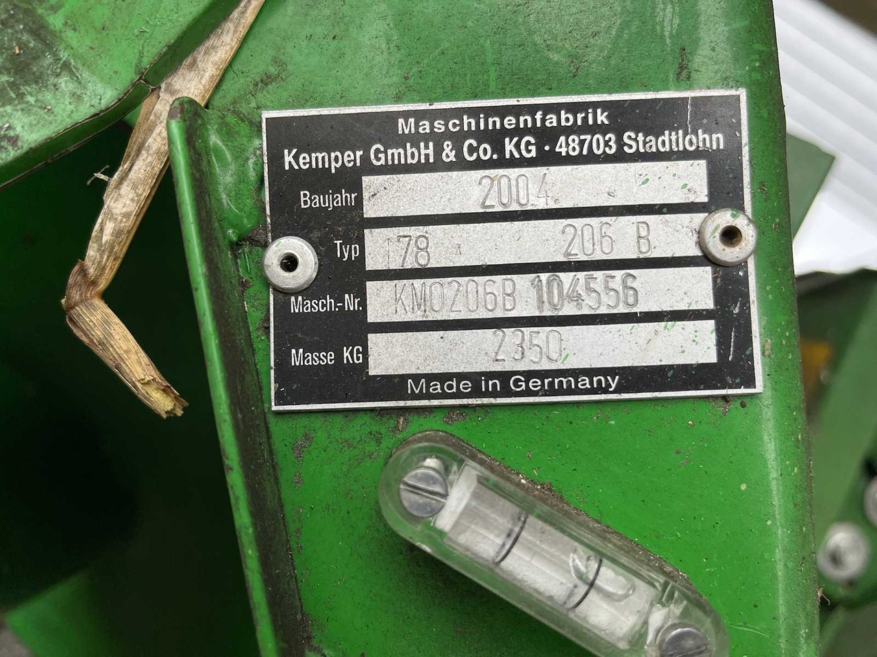 KEMPER Corn 206 - Kombajn harvester: slika 5 KEMPER Corn 206 - Kombajn harvester: slika 5
