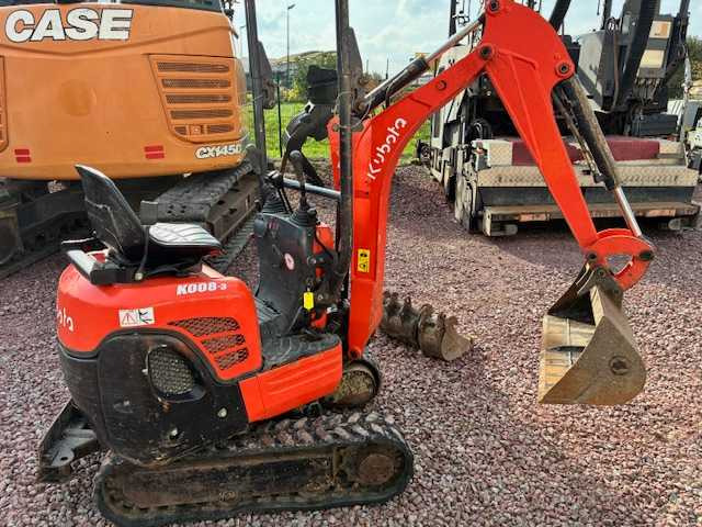 Mini bager KUBOTA K 008-3 1 TON MINI CRAWLER EXCAVATOR: slika 10 Mini bager KUBOTA K 008-3 1 TON MINI CRAWLER EXCAVATOR: slika 10