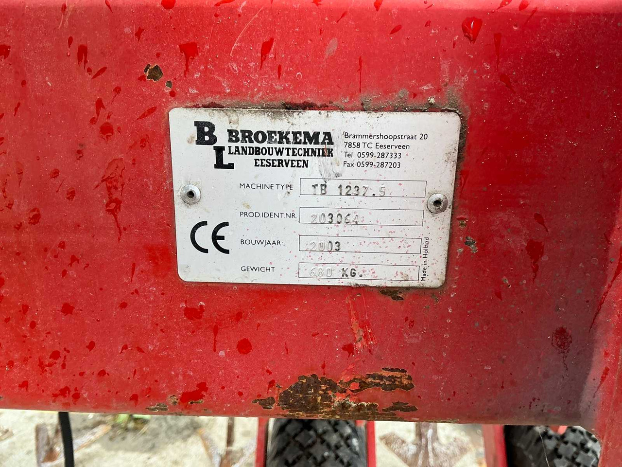 Kmetijski stroj Broekema TB1237.9: slika 14