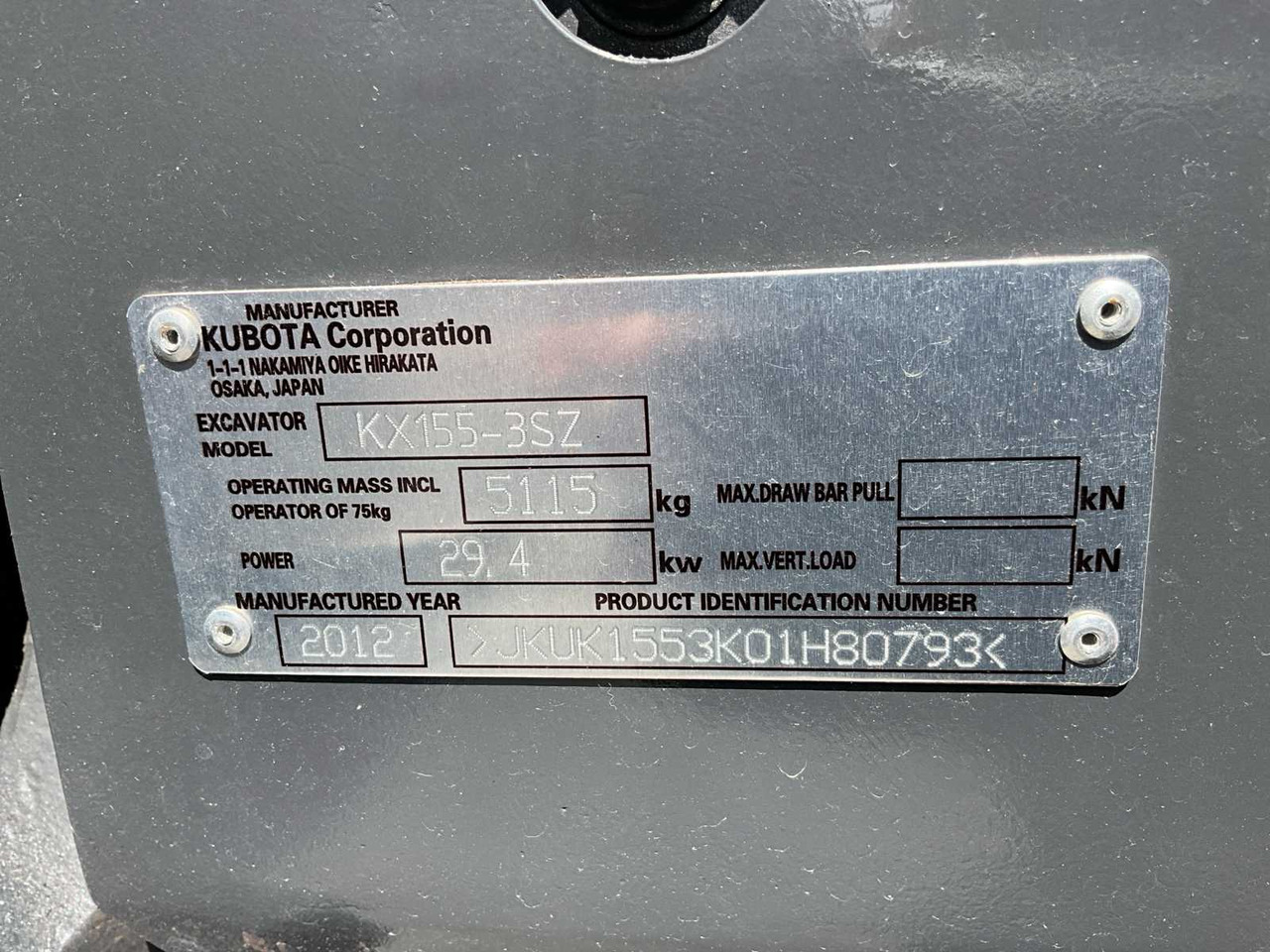 Bager goseničar Kubota KX 155-3SZ: slika 21