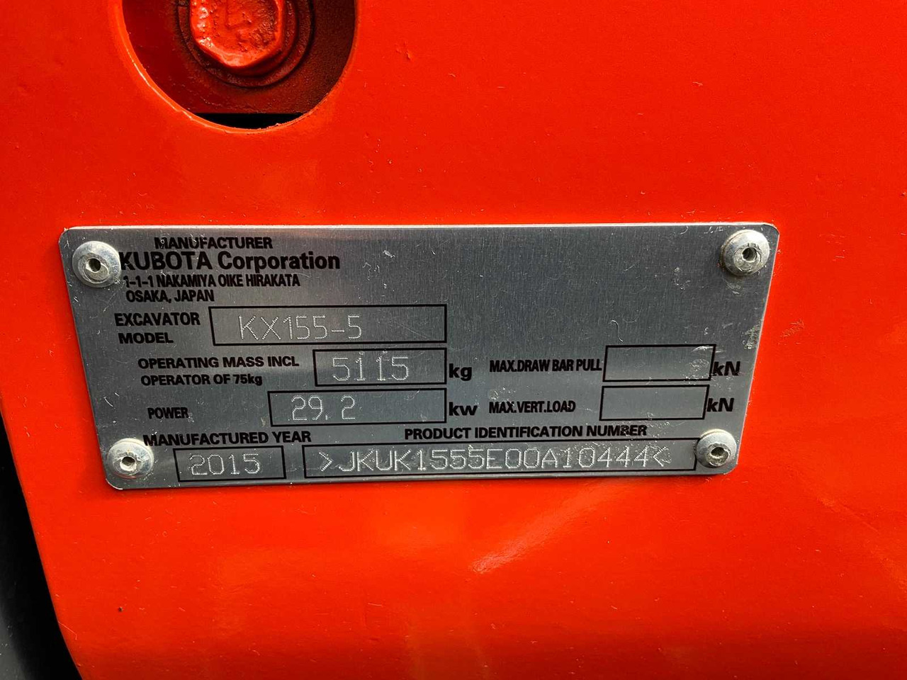 Bager goseničar Kubota KX155-5: slika 26