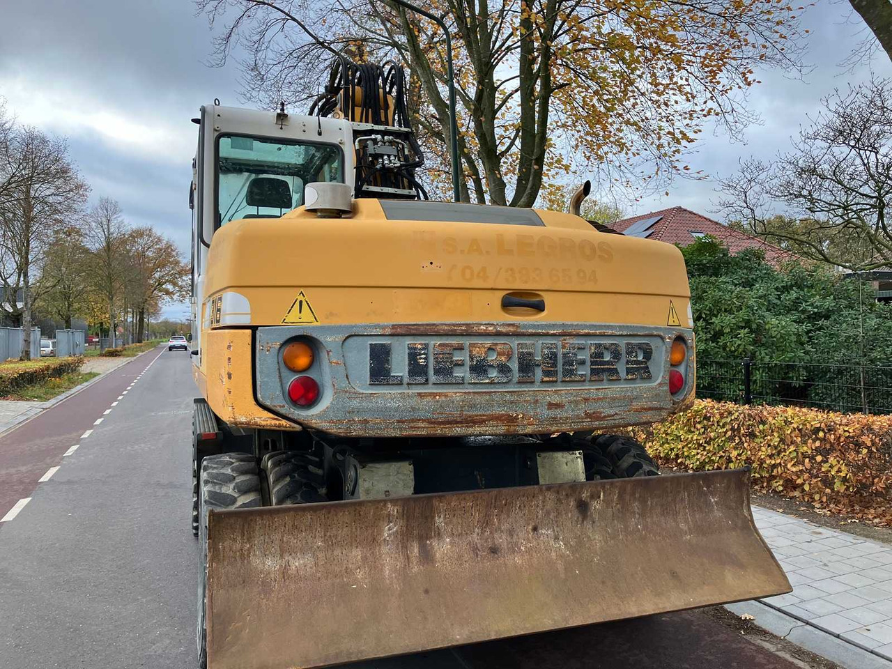 LIEBHERR - 2008 - A316 LITRONIC - WHEELED EXCAVATOR - Bager na kolesih: slika 4 LIEBHERR - 2008 - A316 LITRONIC - WHEELED EXCAVATOR - Bager na kolesih: slika 4