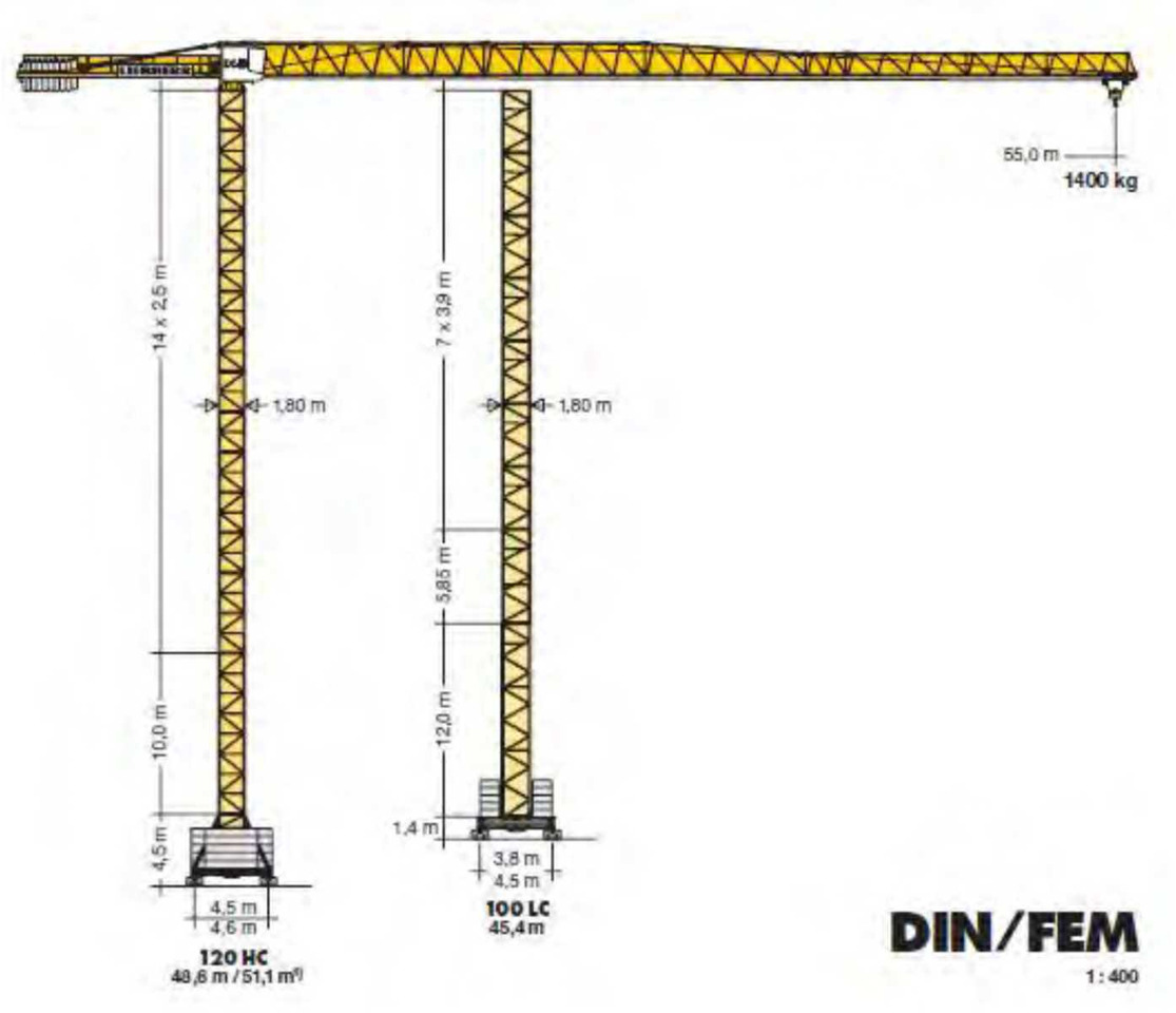 Stolpni žerjav Liebherr 110 EC-B 6 FR.tronic: slika 16