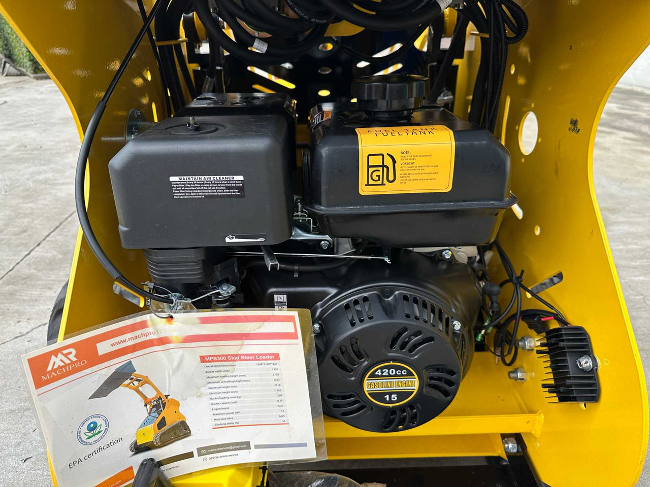 Kompaktni nakladalnik na gosenicah MACHPRO - 2025 - MP-S300 - SKID STEER LOADER: slika 15