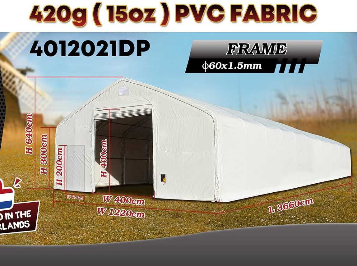 Rhino-Cross-Shelter 4012021DP - 36,6x12,2x6,4 m - Rezervoar za skladiščenje: slika 2 Rhino-Cross-Shelter 4012021DP - 36,6x12,2x6,4 m - Rezervoar za skladiščenje: slika 2