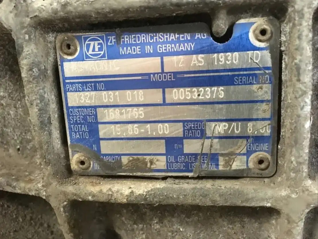 DAF Versnellingsbak 12 AS 1930 TD - Menjalnik in deli za Tovornjak: slika 5 DAF Versnellingsbak 12 AS 1930 TD - Menjalnik in deli za Tovornjak: slika 5
