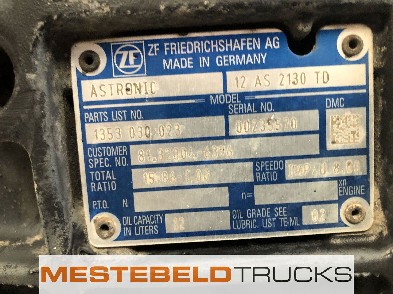 MAN Versnellingsbak 12 AS 2130 TD - Menjalnik in deli za Tovornjak: slika 5 MAN Versnellingsbak 12 AS 2130 TD - Menjalnik in deli za Tovornjak: slika 5