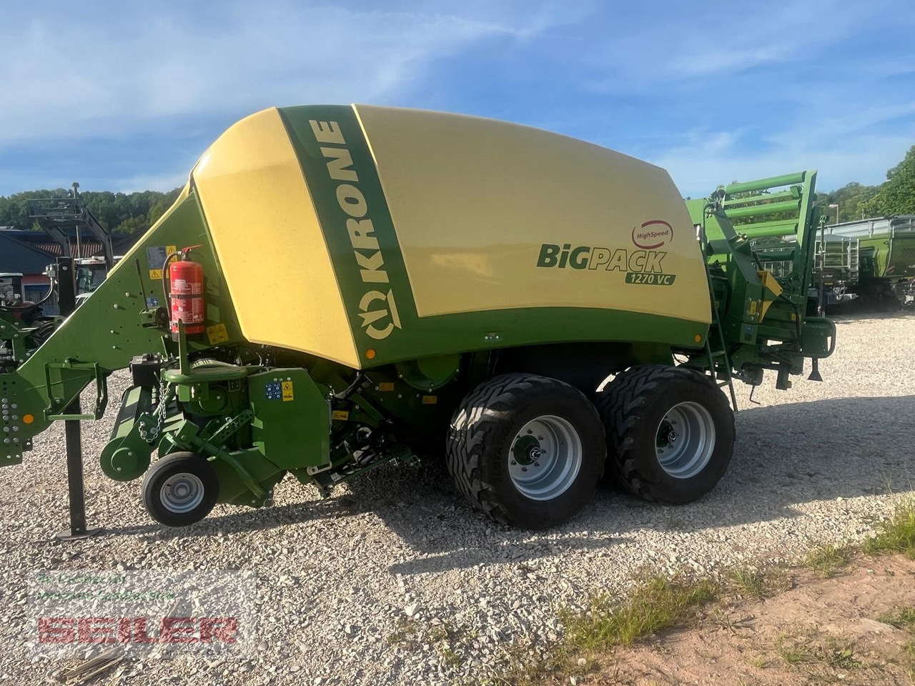 Krone Big Pack 1270 VC - Balirka za kvadratne bale, Ovijalnik za bale: slika 2 Krone Big Pack 1270 VC - Balirka za kvadratne bale, Ovijalnik za bale: slika 2
