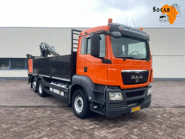 MAN TGS 26.320 6x2 Euro 5 met verrijdbare 14.000 R2 Kennis kraan '2008' met stempels - Tovornjak z dvigalom: slika 1 MAN TGS 26.320 6x2 Euro 5 met verrijdbare 14.000 R2 Kennis kraan '2008' met stempels - Tovornjak z dvigalom: slika 1