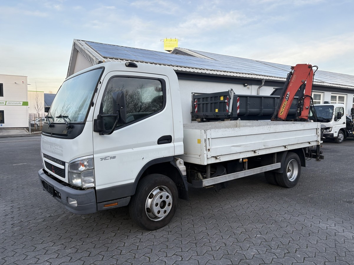 FUSO FUSO 7C18 Canter Pritsche 3.8m Kran 2x hydr. - Dostavno vozilo s kesonom: slika 2 FUSO FUSO 7C18 Canter Pritsche 3.8m Kran 2x hydr. - Dostavno vozilo s kesonom: slika 2