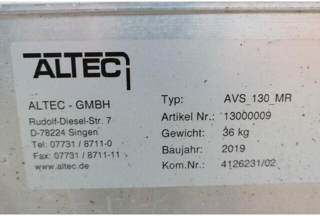 Altec ALU-Rampen AVS 130 MR, NEU - Nizko noseča prikolica: slika 5 Altec ALU-Rampen AVS 130 MR, NEU - Nizko noseča prikolica: slika 5