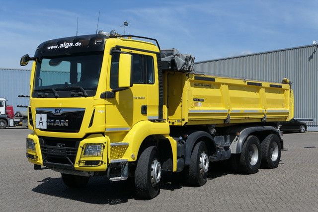 Tovornjak prekucnik MAN 35.460 TGS BB 8x4, Meiller, Bordmatik, Intarder: slika 6