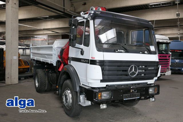 Mercedes-Benz 1820 AK 4x4, HMF 1003 K2, Allrad, AHK, Blattfed. - Tovornjak prekucnik, Tovornjak z dvigalom: slika 1 Mercedes-Benz 1820 AK 4x4, HMF 1003 K2, Allrad, AHK, Blattfed. - Tovornjak prekucnik, Tovornjak z dvigalom: slika 1