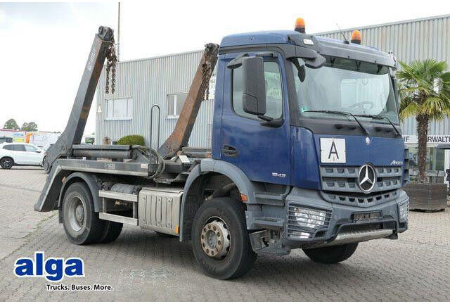 Mercedes-Benz 1832 K Arocs 4x2, Hiab SLT 140, teleskop., Klima - Tovornjak - kabelski sistem: slika 1 Mercedes-Benz 1832 K Arocs 4x2, Hiab SLT 140, teleskop., Klima - Tovornjak - kabelski sistem: slika 1